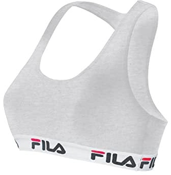 Fila Fu6042 Soutien-gorge Femme Bra, Gris (Grey), XS Mujer