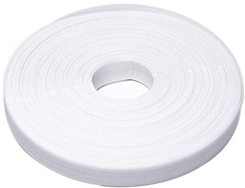 GUGULUZA Polyester-Fischbein 45,7 m/Korsettstab zum Nähen von Hochzeitskleider-Korsetts 6/8 / 12/15 mm (Weiß - 6 mm)