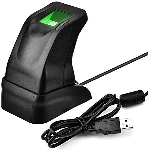 Sonew Fingerabdrucksensor, Biometrische Fingerabdruck Authentifizierung, ZK4500 USB Fingerprint Reader Scanner Sensor Fingerprint Collection für Computer PC Home Office