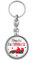 Badgmania Porte Clés Métal 2 faces J'Peux Pas J'ai Formule 1 - Voiture Course Sport - Humour Excuse Alibi Idée Cadeau Logo 33mm