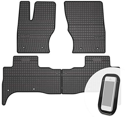 moto-MOLTICO Gummimatten Auto, 4-teiliges Set, Allwetter Gummi Fußmatten, Antirutsch & Wasserfest Autoteppiche - passend für Land Rover Range Sport ab 2013
