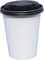Gastro-Bedarf-Gutheil 100 Kaffeebecher Pappbecher weiss Becher Coffee to go 0,2 mit Deckel Ideal für Coffee Latte Machiato Cappuccino Chocolate Tea Cream