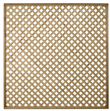 Forest Garden 180 x 180cm Wooden Lattice|Diamond Trellis Panel|Pack of 4