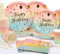 Yidaxing Vaisselle de Fête Arc en Ciel et Or, 120PCS Vaisselle Jetable Set Comprendre Assiettes en Papier, Serviettes, Paille, Tasses pour Noces, Baby Shower, Noël et Fêtes, 24 Invités