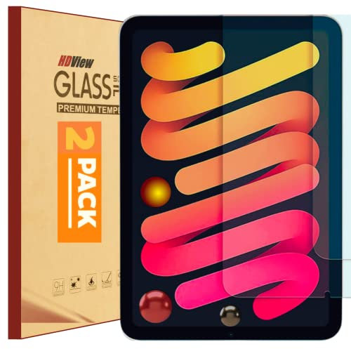 Screen Protector [2-Pack] For iPad 9.7-Inch (5th/6TH Generation, 2017/2018), iPad Air 1/ Air 2, iPad Pro 9.7-Inch, HD View Tempered Glass Strong Resistant, Only for iPad 5/6, Air 1/2, Pro 9.7