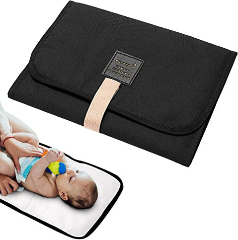 leryveo Matelas à Langer - Matelas à Langer Portable Pliable pour bébé Voyage,Matelas à Langer bébé Sac à Langer ou Table à Langer Cadeaux bébé, Essentiels pour bébé Nouveau-né