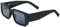 Urban Classics Unisex TB6446-Sunglasses Helsinki Sonnenbrillen, Black, one Size