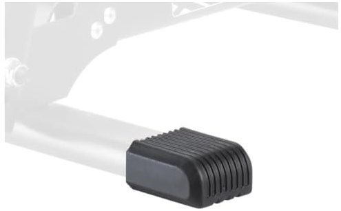 XLC Gummifuss-Set-2502605501 Gummifuss-Set Schwarz Einheitsgröße
