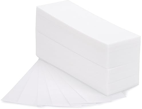 200 Pieces Large Non Woven Wax Strips 7.5 x 2.6 Inches Body and Facial Hair Removal Waxing Strips Soft Waxing Paper Sheets