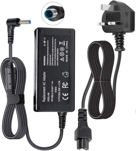 HP Laptop Charger 45W, 19.5V 2.31A Power Adapter - Compatible with HP Stream 11/13/14 Series, Elitebook Folio, Spectre Ultrabook, Pavilion Touchsmart and More (4.5mm * 3mm)