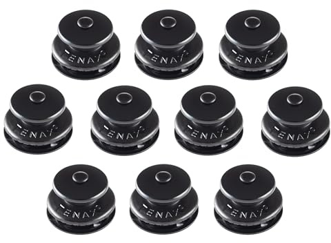 Tenax Knöpfe schwarz 10 Oberteile