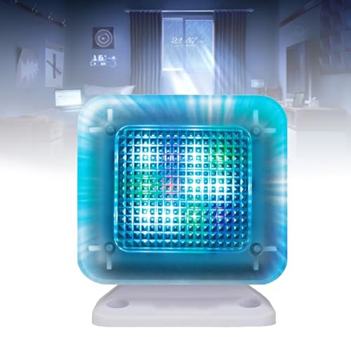 XoTiq Gefälschter Dummy-TV-Simulator mit LED-Licht-Timer, Nacht-Sicherheitslicht, Einbruch- und Diebstahlschutz-Timer und Sensor, Heimsicherheits-Fake-Fernseher für den Heimsicherheits-Einbruchschutz