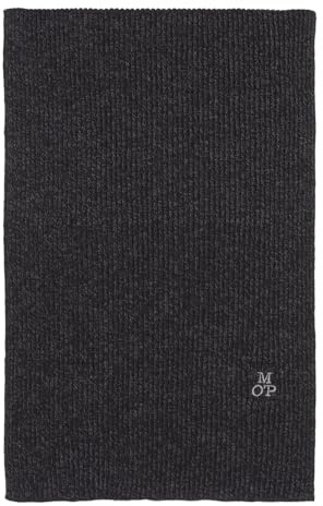 Marc O'Polo Knitted Scarf 50-Years Heritage Rib Black