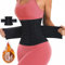 JXCTNNU Bauchweggürtel Gürtel Verstellbarer Taille Cincher Taillenmieder für Fitnesstraining Damen Herren Figurformend Abnehmen Waisttrainer Taillenformer (Schwarz, XL (72-80kg))