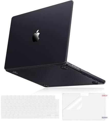 MOSISO Kompatibel mit MacBook Pro 14 Zoll Hülle 2025-2021 M5 M4 M3 M2 M1 A3434 A3112 A3185/3401 A2918/2992/2779/2442, Ultradünne Origin Farbe Hartschale&Tastaturschutz&Displayschutz, Raumfahrt Schwarz