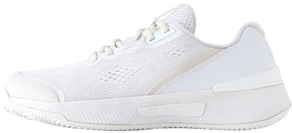 Wilson Femme Intrigue Pro Chaussure de Tennis, White/White/Silver, 36 EU