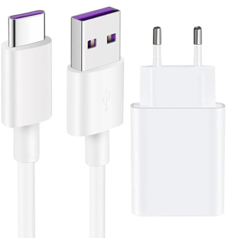 Type C Kindle Fire Tablets Ladegerät Kabel für Amazon Fire 7, Fire HD 10, HD 8 (2019, 2020, 2021, 2022 Release, 9th, 10th, 11th, 12th Generation) Kids Pro Plus Gen Tablet USB C Ladekabel 1,5 M Weiß