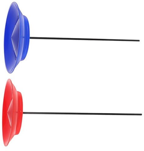 KOMBIUDA 2ensembles Kit De Jonglerie pour Garçon Fille Assiettes Et Bâtons Rotatifs Jeu De pour Apprentissage Et Divertissement