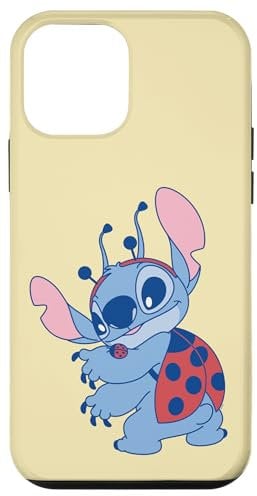 iPhone 12 mini Disney Lilo & Stitch Cute Pastel Spring Ladybug Stitch Case