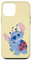 iPhone 12 mini Disney Lilo & Stitch Cute Pastel Spring Ladybug Stitch Case