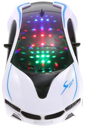 KONTONTY 1stück Mini Elektro-Auto Mit Musik Und Lichtern Für Mädchen Batteriefreies Spielzeugauto Für Jungen Und Mädchen Im Vorschulalter Fördert Und Kognitive Fähigkeiten