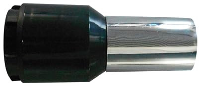 GDA GENERAL D'ASPIRAZIONE Manicotto per collegamento da tubo a presa aspirapolvere centralizzato, innesto girevole con terminale in acciaio cromato D. 32 0405013