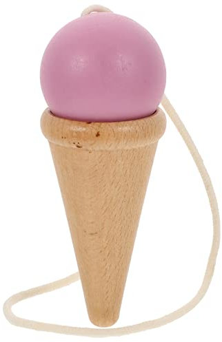 BESPORTBLE Kendama Geschicklichkeitsspiel Aus Holz Interaktives Kinderspielzeug Hand Augen Koordination Für Ab Jahren Tragbar Und Langlebig Für Drinnen