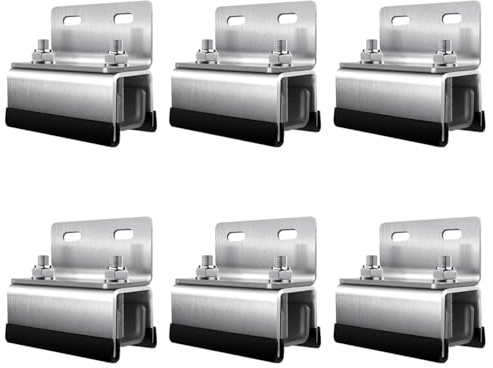 Van Roof Rack Mount Kit - 6 Stück Dachhalterungs Roof Rack Brackets Pilzkopfhalter Dachträger 304 Edelstahl kompatibel mit ProMaster Boxer Jumper Ducato Movano Dachträger Adapter Kit