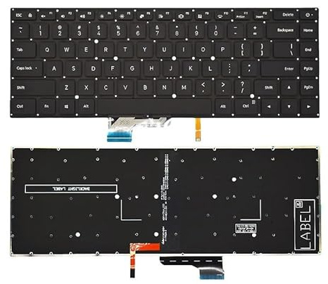 LFGOZSD Tastiera Russa per Laptop Xiaomi per Mi per Notebook PRO 15.6 9Z.NEJBV.101 NSK-Y31BV 171501 181501 16771 TM1707 retroilluminata(US Black Backlight)
