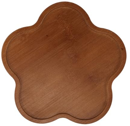 iplusmile Plateau Décoratif Bois Organiseur pour Clés Bijoux Et Petits Objets Présentoir à Desserts Ou Fruits