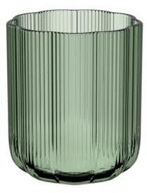 Villeroy & Boch – Fleur Gifts Vase, Höhe: ca. 15 cm, Grün, Florale Glasvase für frische Blumenakzente, Hochwertiges Glas