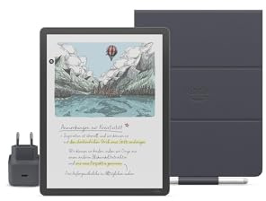 Amazon Kindle Scribe Colorsoft 32 Go (Graphite) + Stylet Premium + Funda | Material Vegetal (Graphite) + USB-C Chargeur