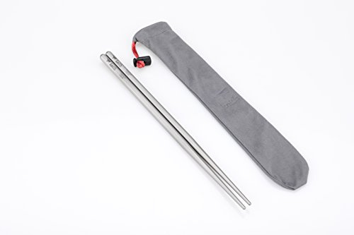 Keith Titanium Ti5622 Square Handle Chopsticks