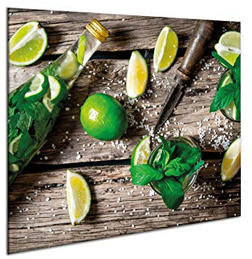 Plateau de protection universel pour plaques de cuisson en verre trempé de 4 mm, pour verre, céramique, induction 1 Pi?ces 60 x 52 cm | Planche ? Découper | protection murale en verre dans la cuisine