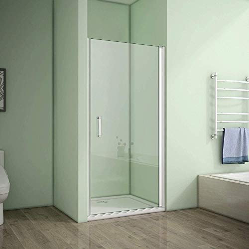 Nischentür 100x185cm Duschabtrennung Duschtür Duschwand 5mm Sicherheitsglas