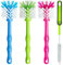 4er Set Reinigungsbürste, Spülbürste für Mixbehälter und Messer, Ideales Zubehör zum Reinigen von Küchenmaschinen, Bürste je (1x Blau/ 1x Grün /1x Pink/ 1x Grün)