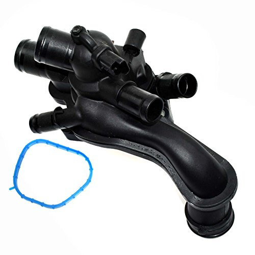 New 11537534521 - Termostato refrigerante para Minis Cooper R55 R56 R57 1.6L L4 2007 2008 2009 2010 2011 2012 2013 con sensores y juntas