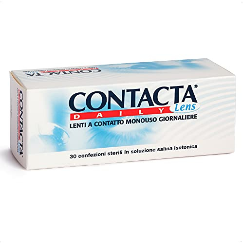 Contacta, Daily Lens 30, Lenti a Contatto Giornaliere per Miopia, Lenti a Contatto Usa e Getta Sicure e Facili da Applicare, Diottrie -7,50, Confezione da 30 Lenti Monouso