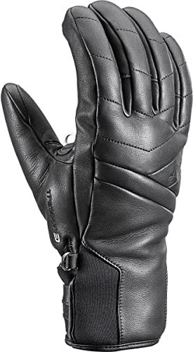 LEKI Damen Snowfox 3D Elite Handschuhe, schwarz, EU 7,5