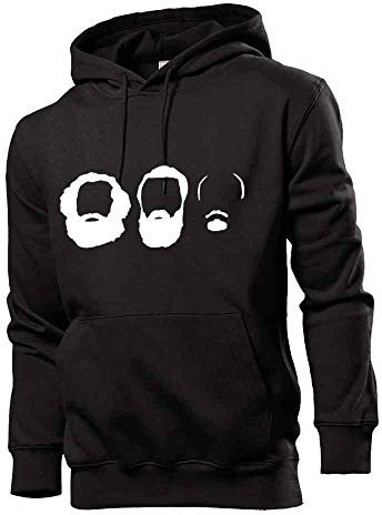 Marx Engels Lenin Frisuren Männer Hoodie Sweatshirt Schwarz 3XL