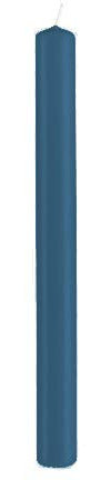 Stabkerzen Petrol Blau 25 x 2,2 cm, Inhalt 10 Stück, deutsche Markenkerzen tropffrei für Kerzenleuchter, Kerzen Leuchterkerzen