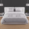 Soleil d'ocre, Valentine Housse de Couette + 2 taies, Gris, 220x240 cm