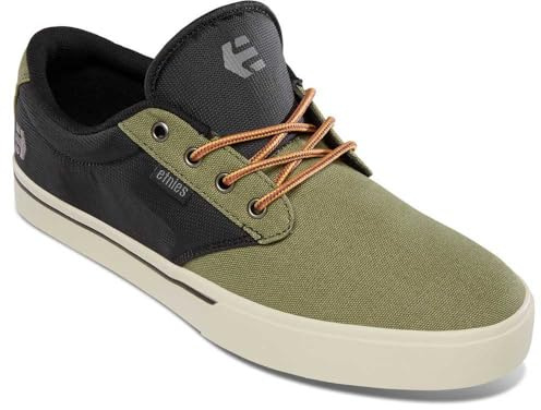 Etnies Men's Jameson 2 ECO Skate Shoe, Olive/Grey/Black, 7 UK