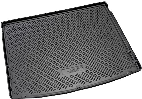Recambo Alfombrilla de Goma para Maletero Apta para VW T-ROC A11, a Partir de 2017, posición Superior del Suelo Vario, Ajuste Borde, Alfombra Maletero Coche Goma