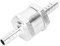 Aluminium Umkehrventil, Aluminium Kraftstoff Rückschlagventil Einweg 6/8/10/12 mm Optional (6MM)
