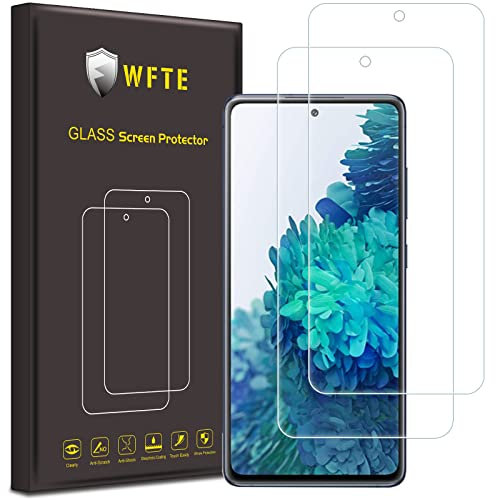 WFTE [2 Stück Schutzfolie für Samsung Galaxy S20 FE Panzerglas Glasfolie 9H Härte, Anti-Kratzen, Anti-Bläschen Displayschutzfolien Panzer Schutz Glas für Samsung Galaxy S20 FE