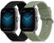 kwmobile 2X Sportarmband kompatibel mit Huami Amazfit GTS/GTS 2 / GTS 2e / GTS 3 Armband - Fitnesstracker Band Set aus TPU Silikon