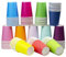 Yuxitia Lot de 120 gobelets en carton multicolores 12 couleurs pour fête de mariage, pique-nique, barbecue, voyage et événement (237 ml)