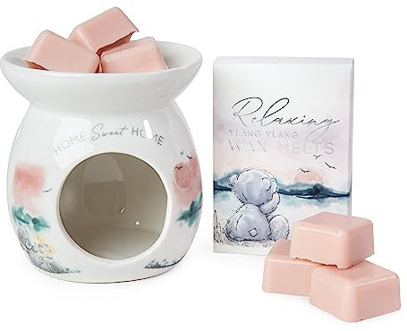 Me To You Bear Wax Melt Warmer Gift Set, Grey, White