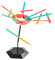 Baoblaze Sticks Stack Game Balance Sticks Tragbares Multiplayer-Spielzeug Brettspiel Bunte Familien Parties Balancing Spielzeug für Unisex Kinder Erwachsene